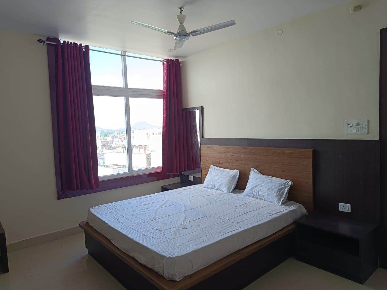 Double bed AC room at Welcome Tower Gaya